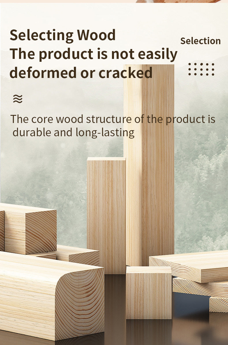 Wooden Cartoon Rattle for Babies - Newborn Safe Teething Toy, Traditional Early Education Hand Bell for Infants