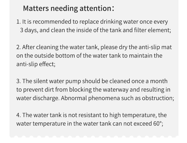 New Design Cat Water Fountain - Circulating Filtration Smart Pet Water Dispenser, Automatic Pet Drinking Fountain for Cats & Small Dogs