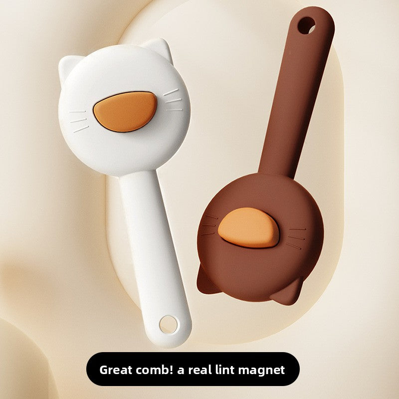 Cat/Dog Hair Comb - Cute Kitten-Shaped Pet Brush, Deshedding Tool for Cats & Dogs with Massage Function